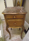 rocooco style bedside table with gilding